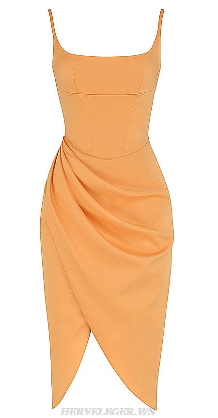 Herve Leger Amber Draped Dress