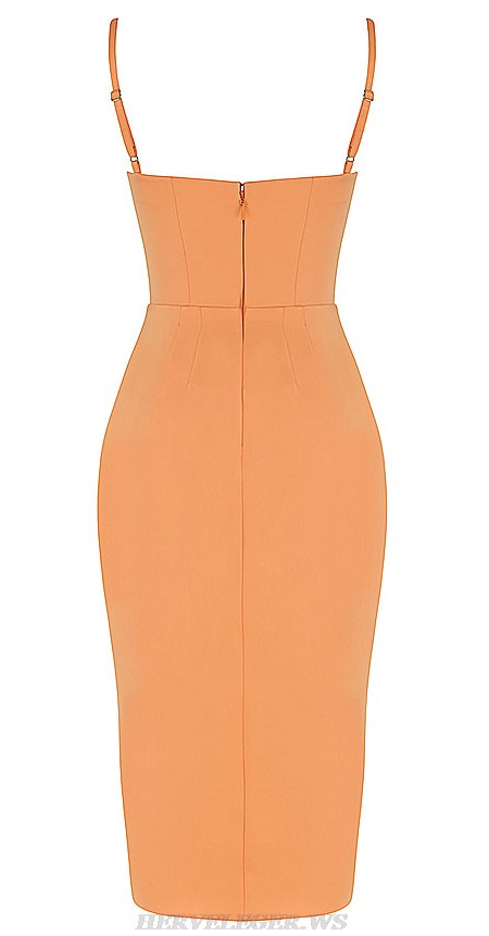 Herve Leger Amber Draped Dress