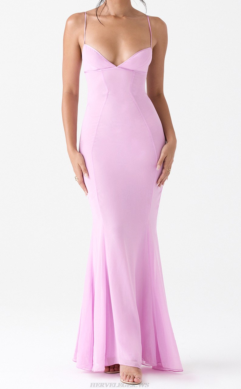 Herve Leger Pink Bustier Mermaid Gnow 