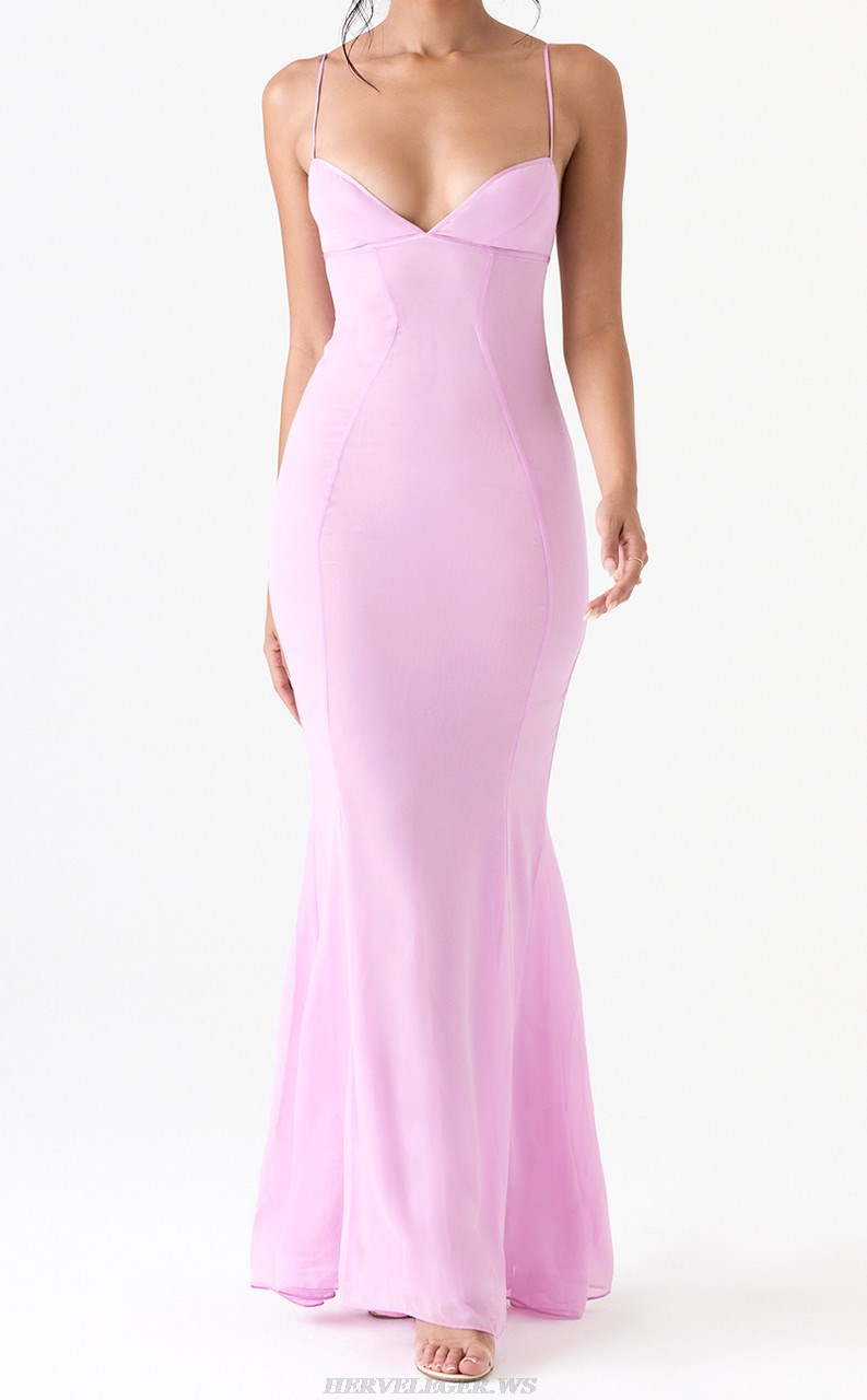 Herve Leger Pink Bustier Mermaid Gnow 