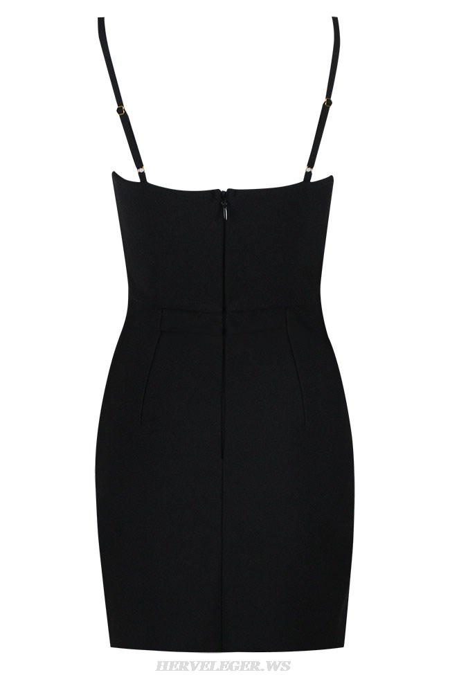 Herve Leger Black Pearl Dress