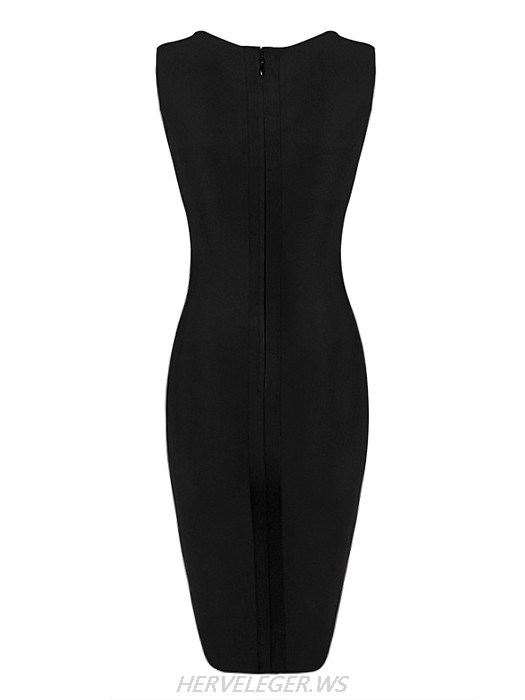 Herve Leger Avery Criss Cross Detail Dress