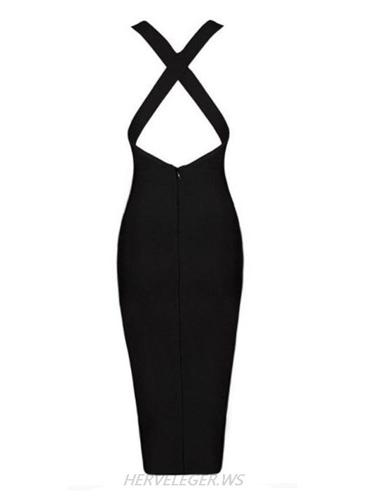 Herve Leger Kamden V Neck Dress