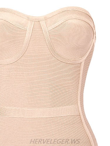 Herve Leger Nude Mermaid Dress